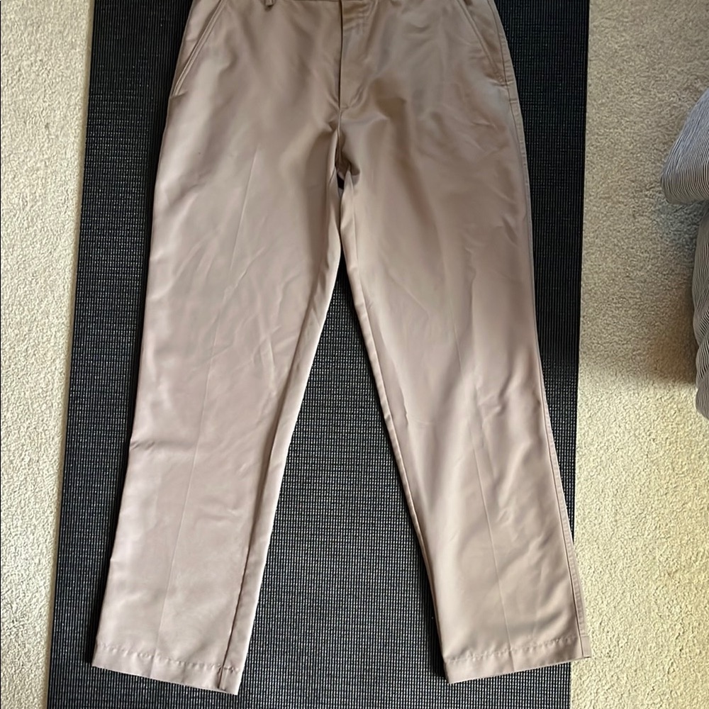Nike Tan Chino Pants Classic Casual golf pant